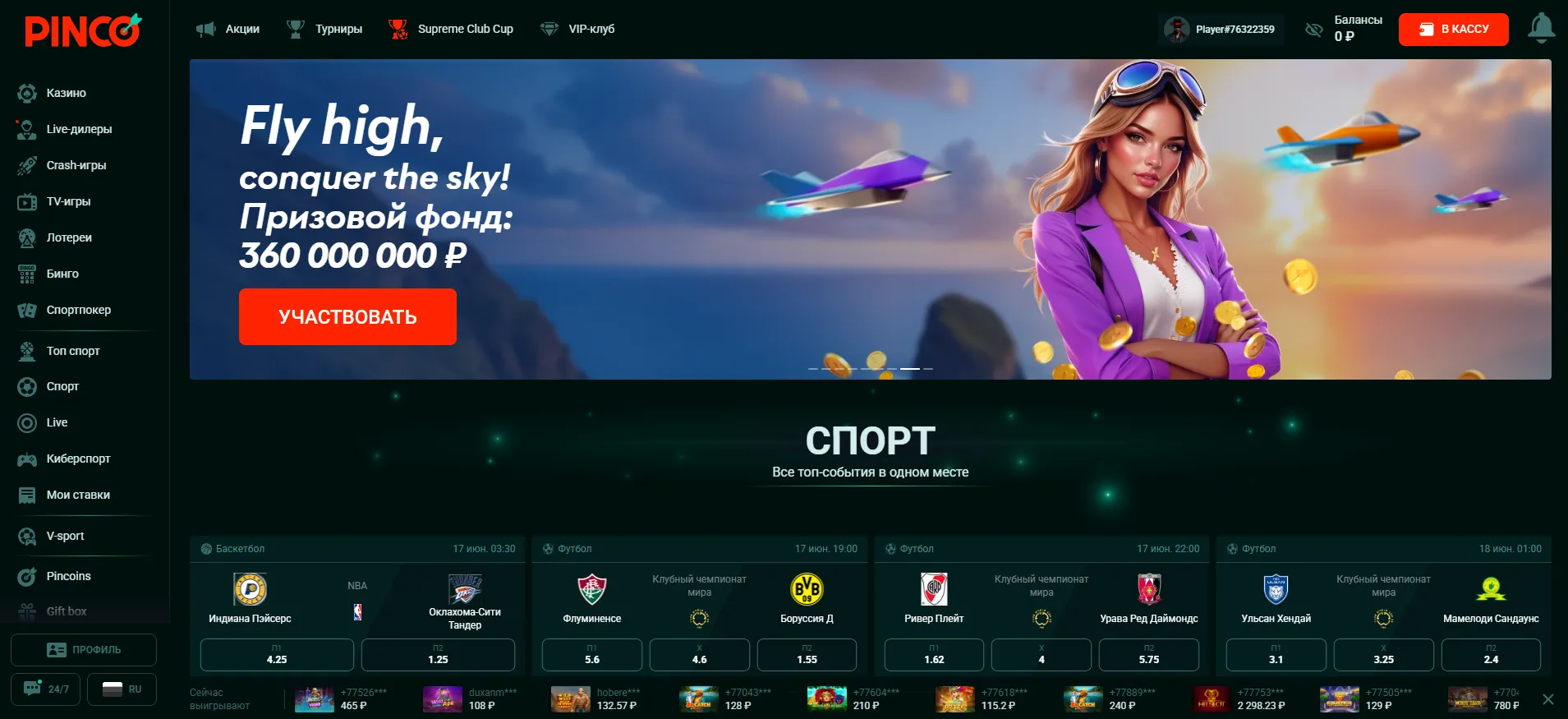 Лицензия и безопасность Пинко